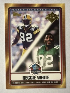 2006 Topps Football Hall of Fame Tribute Reggie White Packers Eagles #HOFT-RW - Bild 1 von 2