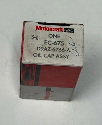 MOTORCRAFT EC-675 OIL CAP ASSEMBLY D9AZ-6766-A OEM FORD VINTAGE NOS - Image 1 of 4