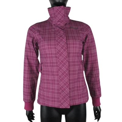BERGANS OF NORWAY MANDAL LADY Women's Purple Pink Check Jacket Slim Fit XS Sport - Image 1 of 4