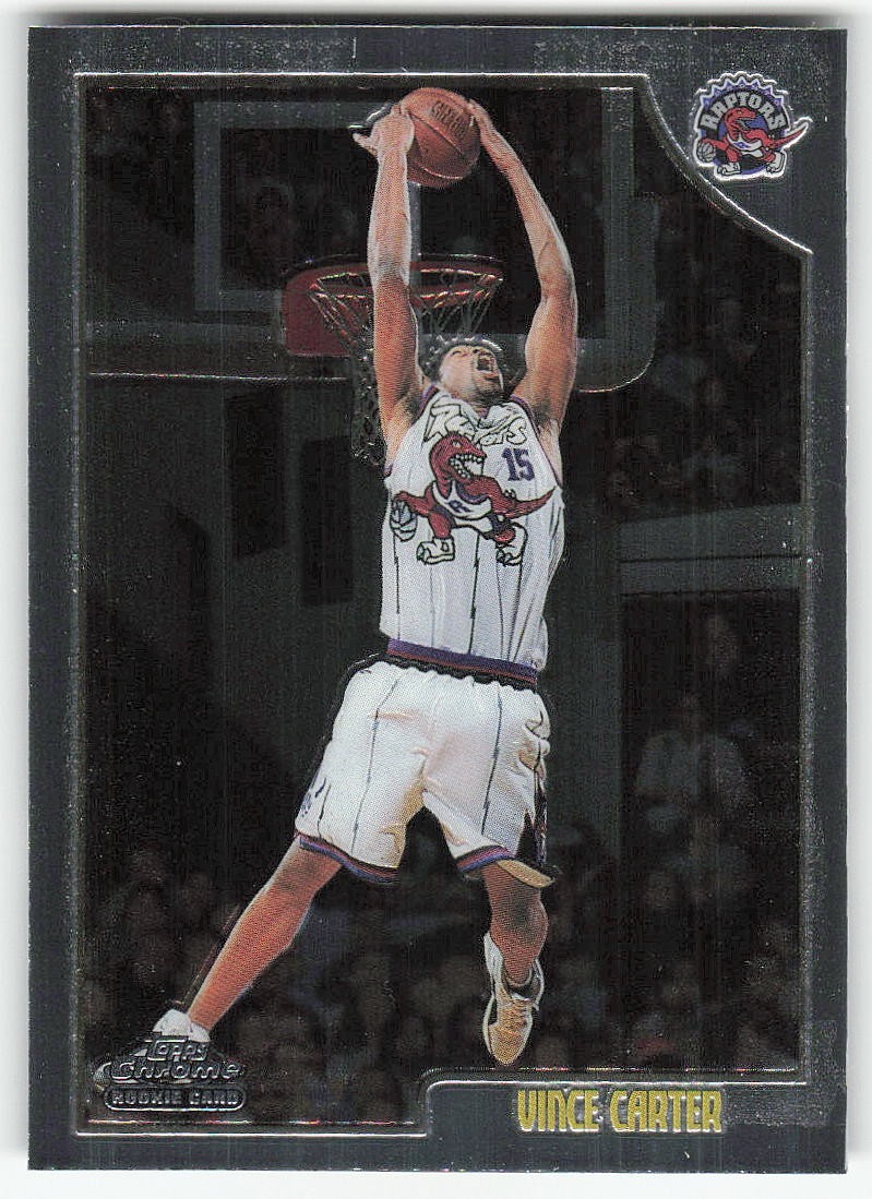 Topps Vince Carter Basketball Toronto Raptors Rookie Sports