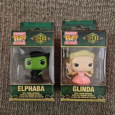 Funko Pop Wicked Película 2024 Set Lote Glinda Elphaba Llavero Nuevo En Caja Foto 1 de 4