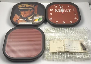 1980s Merit Cigarettes Sign, Clock, Message Board with Letters CLOCK NOT WORKING - Picture 1 of 12