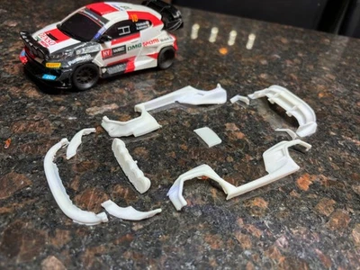 3D Printed Kyosho Mini-Z Body Toyota Yaris Widebody kit 1/28 Drift - Image 1 of 4