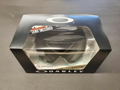 OAKLEY L-FRAME MX SAND JET NEGRO CON LENTE GRIS OSCURO Y TRANSPARENTE ESTILO OTG 01-63100 Foto 1 de 4
