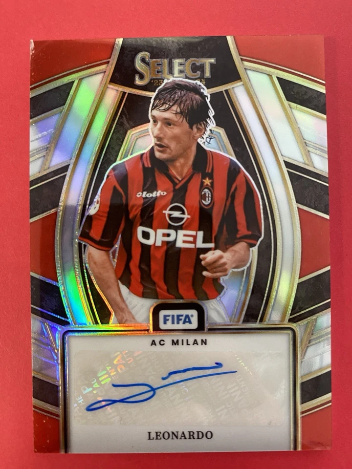 2023-24 Panini Select FIFA Select Signatures Leonardo Araujo Leonardo #SS-L automático Foto 1 de 1