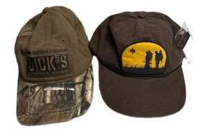 Dicks And Nomad Exclusive Sample Cap Hats OOAK Bundle Of 2 Mens Hunting Outdoors - Picture 1 of 10
