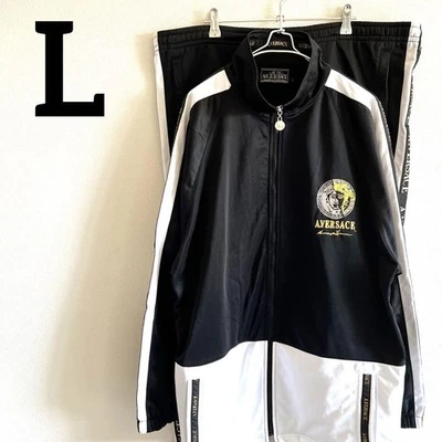 VERSACE Jersey Set, Black and White, Men's, Size L, From Japan, i19770 - Image 1 of 4