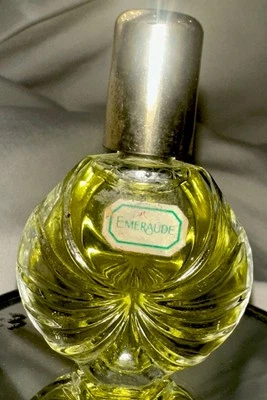 Coty EMERAUDE PERFUME PURO Vintage Años 70 Fórmula 0.25oz Botella Fresca COMPLETA Foto 1 de 4