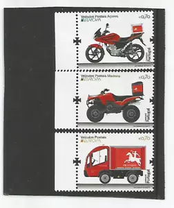 Portugal, Azores, Madeira Europa 2013 vehículos postales nuevos - Imagen 1 de 1