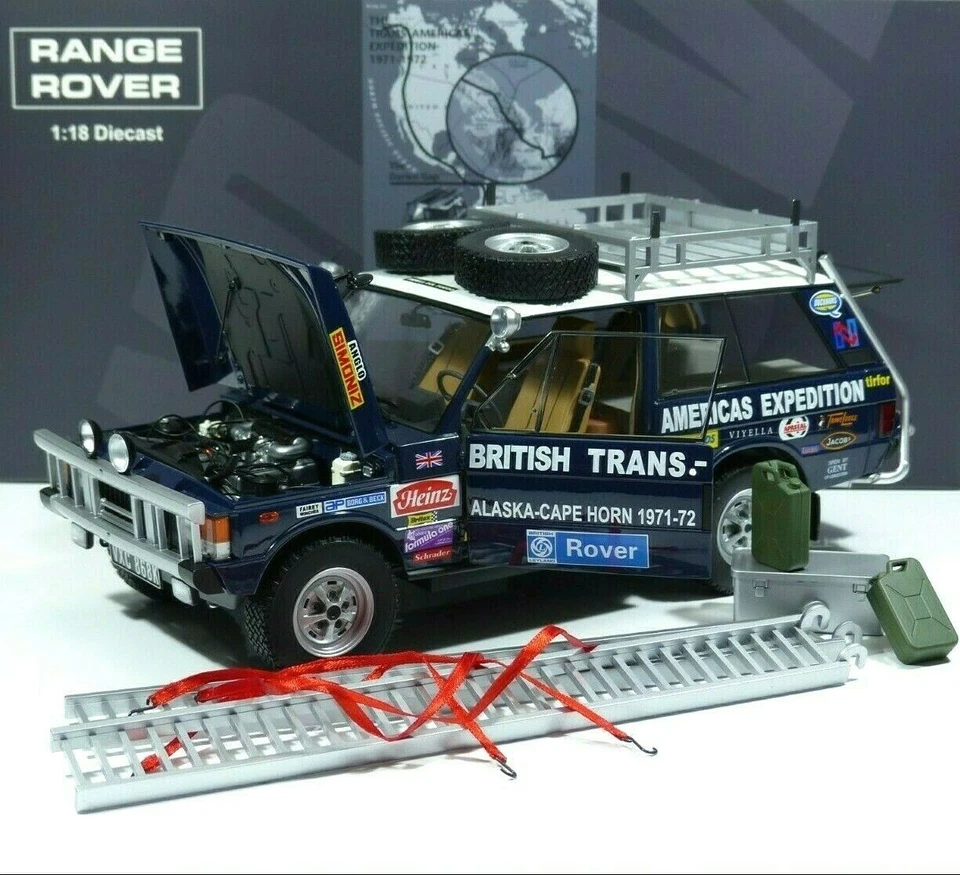 Range Rover The inglese Trans-americas in 1 18 Scala da Almost Real