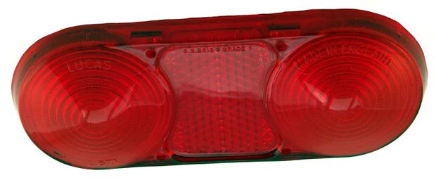 Lente de lanterna traseira Lucas L671, 54572039, 664496 para Volvo P1800 - Imagem 1 de 1