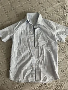 Wonder Nation Boys Blue Button Down Size 8 - Picture 1 of 2
