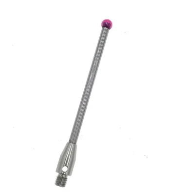 CMM Styli Probe Stylus Carbide Stem M3 Thread 4 mm Ruby A-5003-0060 KMG Taster - Image 1 of 4