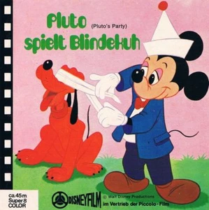 PLUTO'S PARTY aka. PLUTO SPIELT BLINDEKUH (1952) GERMAN SUPER 8 ca. 45 m COLOR - Picture 1 of 2