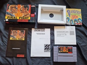FINAL FIGHT Super Nintendo SNES Game NTSC USA - Picture 1 of 8