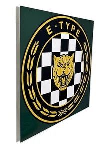 Jaguar E-Type Emblem 1950 - 60er Jahre, Blechschild - Bild 1 von 6