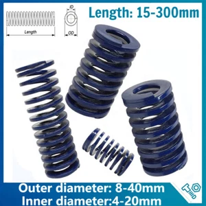 Blaue Druckfedern Leichtlast Druckfeder TL Formfeder OD 8mm-40mm - Bild 1 von 9