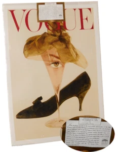 Cubierta de Vogue, 15 de octubre de 1957 impresión artística de John Rawlings 20x28 - Imagen 1 de 5