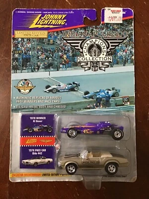Johnny Lightning 1996 1970 AL OUR Indy Winner & Olds Pace Car 1/64 Series 5 A Foto 1 de 3