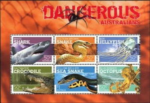 2006 Australia Dangerous Australians Mini Sheet Mint Never Hinged, Clean & Fresh - Bild 1 von 1