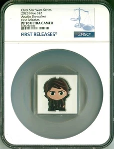 2023 Niue S$2 Chibi Star Wars Series Anakin Skywalker FR NGC PF70 UC Box COA OGP - Picture 1 of 6