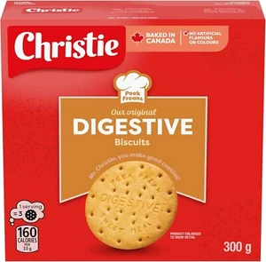 6 Boxes Christie Peek Frean Digestive Cookies 300g Each From Canada FRESH - Picture 1 of 2