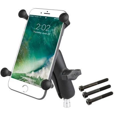 RAM Motorcycle BMW M8 Handlebar Bolt X-Grip Mount iPhone 6 7 Plus RAM-B-367-UN10 - image 1 of 4