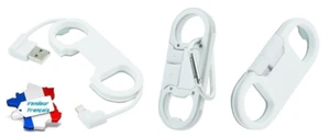 Câble USB Porte-Clés Ouvre-Bouteille Pour iPhone 8 / iPhone 8 Plus / ... - Photo 1 sur 24