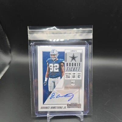 2018 Panini Contenders #215 DORANCE ARMSTRONG JR. Auto/Autograph Rookie RC - Image 1 of 2