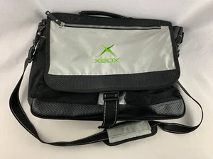 Original Xbox Messenger Style Soft Travel Bag/ Carry Case Silver & Black - USED - Picture 1 of 13