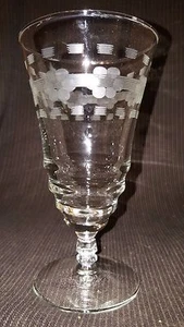Libbey Rock Sharpe 3005-10 Iced Tea Goblet Glass 6 3/8" - Picture 1 of 4