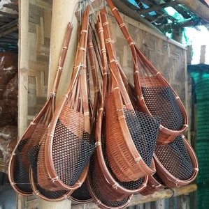 10x Woven Basket Bamboo Pot Hanging Flower Planter Orchid Home Decor Balcony - Picture 1 of 11