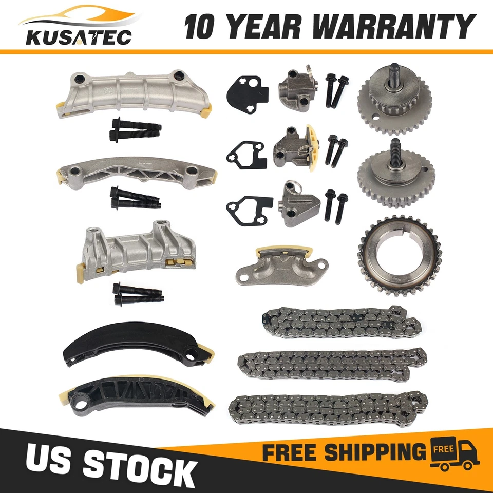 Kit de corrente de distribuição para Chevrolet Equinox Buick lacrosse Gmc Acadia Pontiac G6 3.6L - Imagem 1 de 4