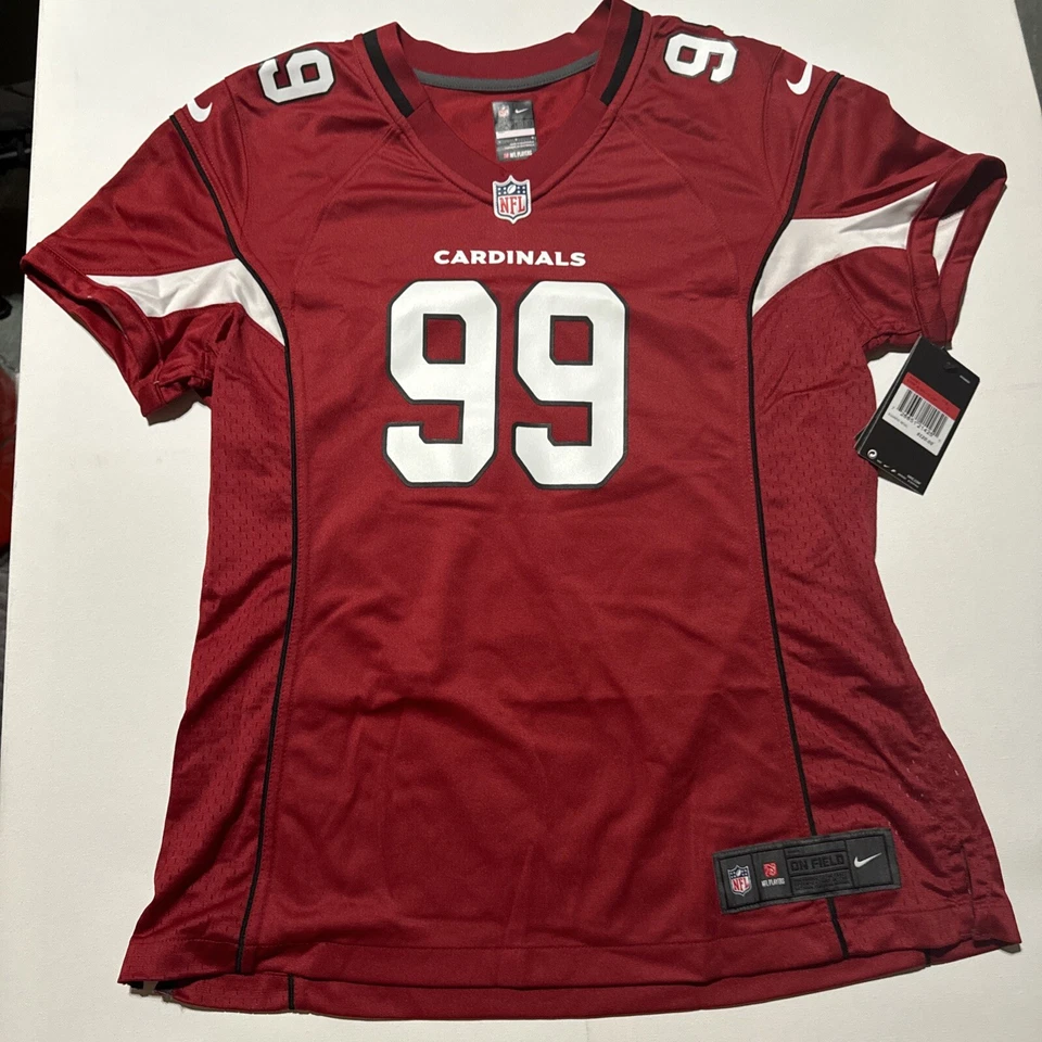 Nike J.J. Watt Arizona Cardinals Women's Large Game Jersey Red Size L