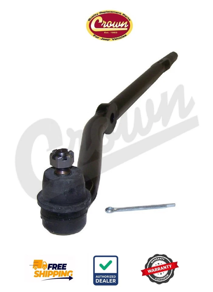 Crown 52006582 genuino - extremo de enlace de arrastre para Jeep TJ/XJ 91-06 con tracción a la derecha Foto 1 de 1