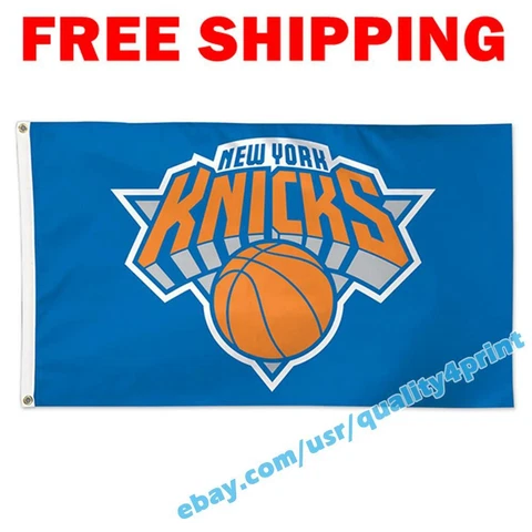 Deluxe New York Knicks Flag Banner 3x5 ft NBA Basketball 2021 Logo Fan Gift NEW Cover