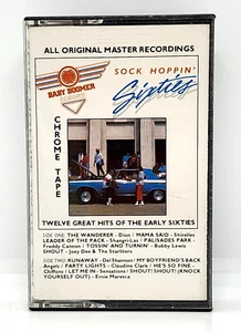 SOCK HOPPIN' SIXTIES CASSETTE (1985) 12 PARTY ROCK HITS OF THE EARLY 60'S - Picture 1 of 5