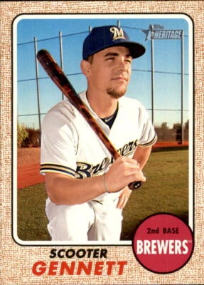 2017 Topps Heritage #262 Scooter Gennett - NM-MT ID:10820 - Image 1 of 2