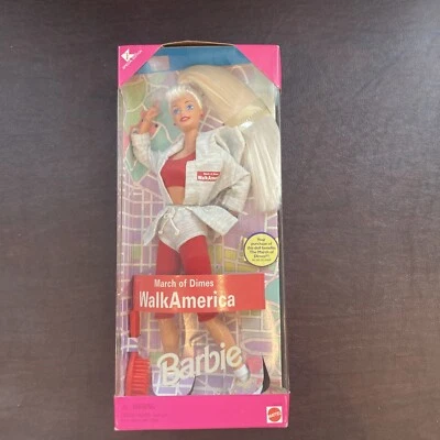 Barbie 1997 "March of Dimes Walk America" ​​Kmart edición especial #18506 Foto 1 de 4
