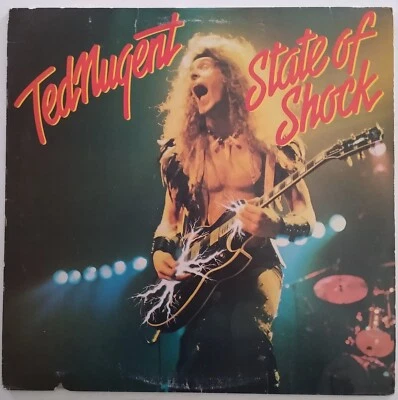 Ted Nugent – State Of Shock LP FE36000 Vinyl 1979 Paralyzed I Want To Tell You - Image 1 of 4