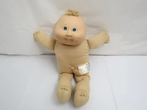 Muñeca vintage Cabbage Patch Kids '82 Coleco niño ojos verdes Xavier Roberts prematuro - Imagen 1 de 5