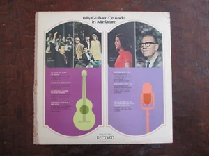 Billy Graham Crusade in Miniature BG 3345 BGEA LP 33 1/3 RPM Vinyl Record - Picture 1 of 4