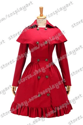 女士古典维多利亚哥特式双排扣假两件晚礼服 — 第 1/4 张图片