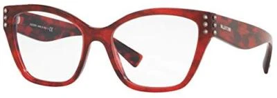 Auténticas Gafas Valentino VA 3036 5020 Rojo Habana/Demostración 53mm "NUEVAS" Foto 1 de 4