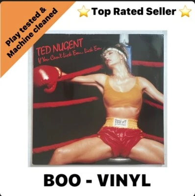 Ted Nugent - If You Can't Lick Em...Lick Em - Vinyl Record Hard Rock EX / EX - Image 1 of 4