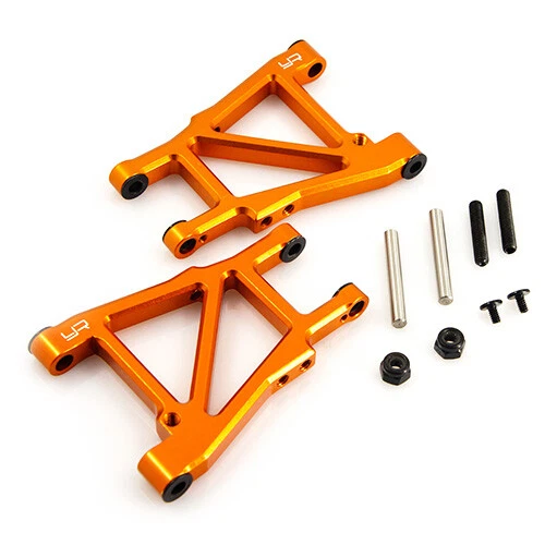 Yeah Racing orange alloy REAR lower arms fo HPI Sprint 2 1:10 RC car SPT2-001OR - Image 1 of 4