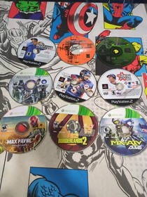 Game Disc Lot PS2 Dreamcast PS1 360