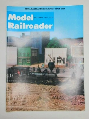 Model Railroader Trains Pacific Railway Tenshodo Roco NOV 1971 Vintage Magazine - Image 1 of 4