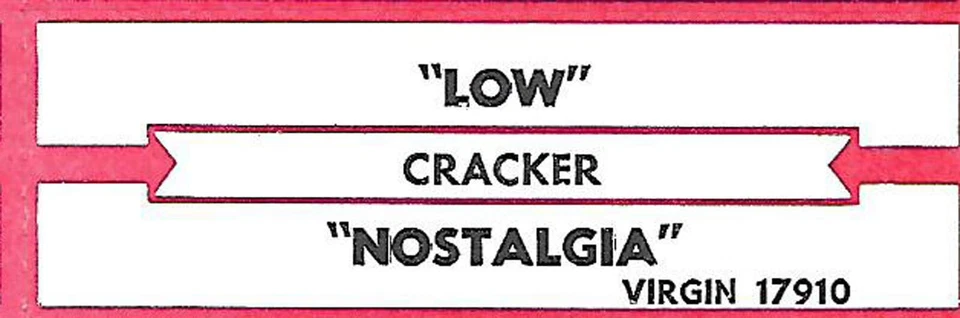 Cracker, Low/Nostalgia, Jukebox Label 45 - Image 1 of 1