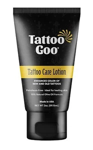 Tattoo Goo Lozione After Care, Lozione Naturale Idratante per Tatuaggi per Colore - Foto 1 di 6